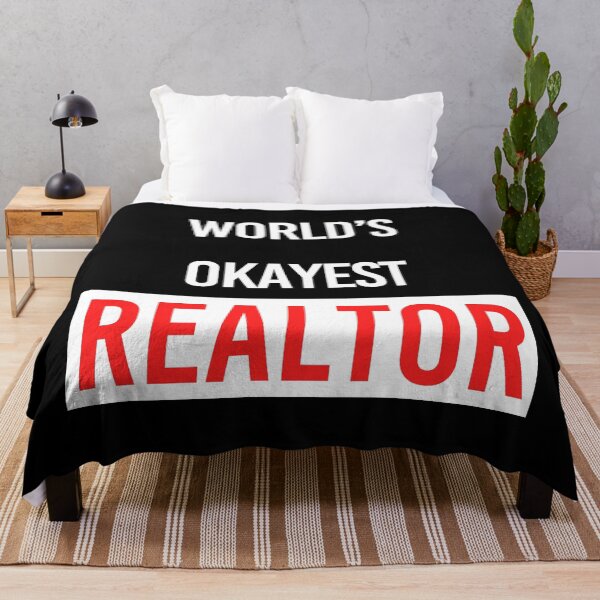Item preview, World's Okayest Realtor designed and sold by DinoSpirit.