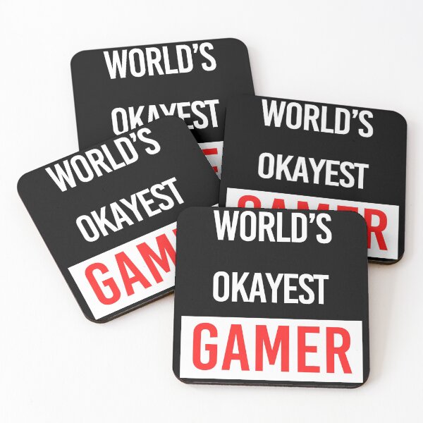 Item preview, World's Okayest Gamer designed and sold by DinoSpirit.