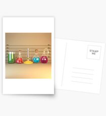 Usual Suspects Lineup - Cute Chemistry Postcards