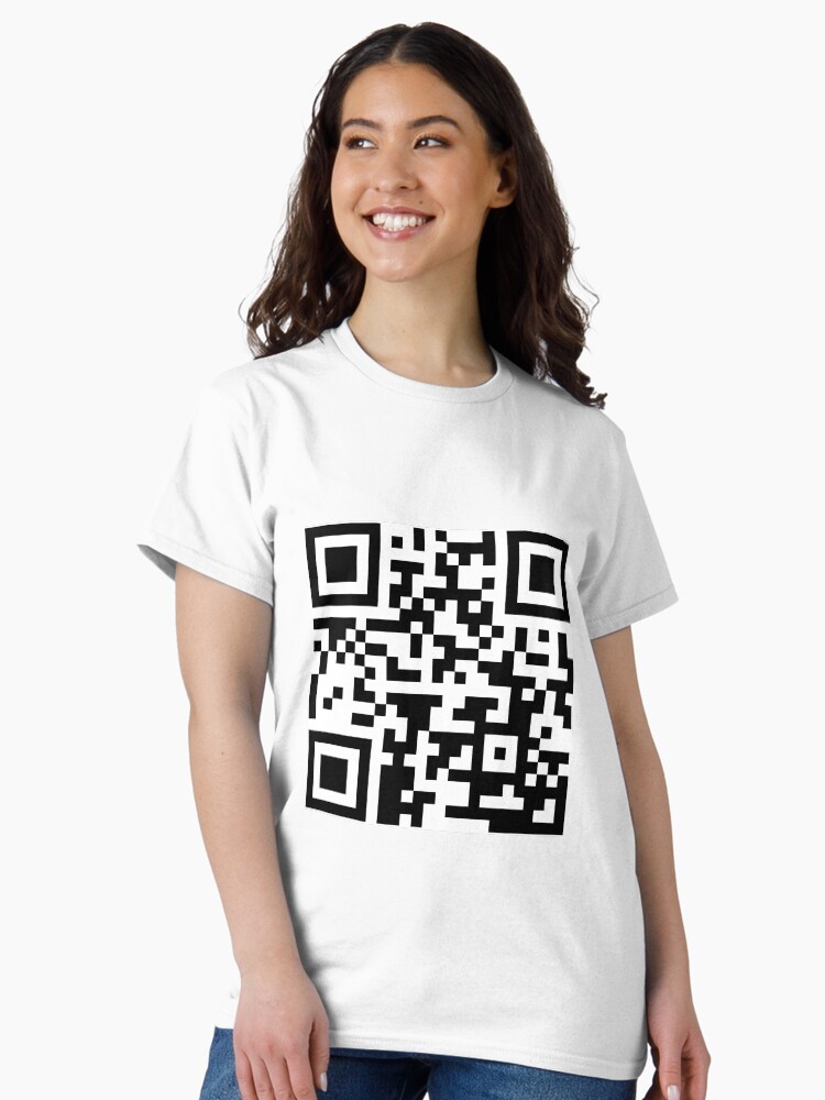 Thumbnail 2 of 7, Classic T-Shirt, Random Dog Photo Generator QR Code  designed and sold by manu142.
