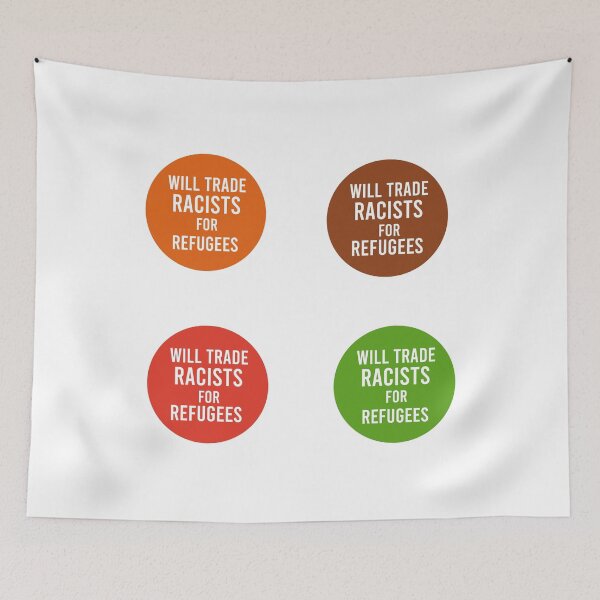 Item preview,  will trade racists for refugees pack designed and sold by AdelDa19.