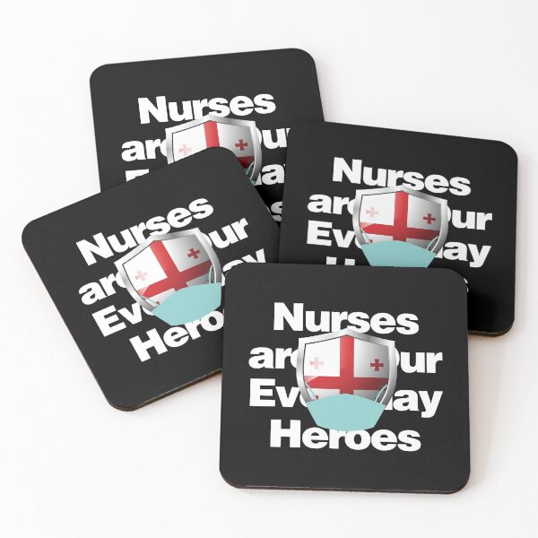 Item preview, Georgia Nurses are Everyday Heroes designed and sold by HelloFromAja.