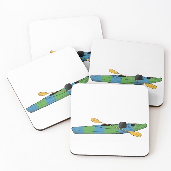 Item preview, blue green kayak designed and sold by joycemayyy.