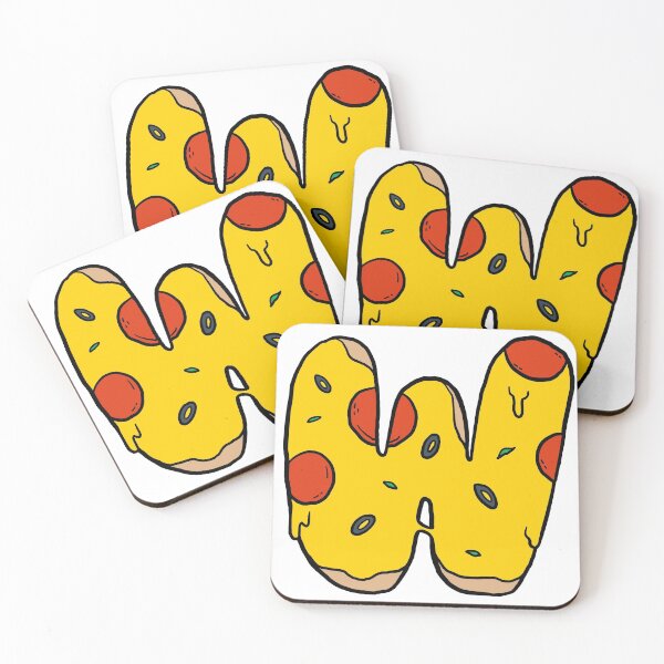 Item preview, Pizza Letter W designed and sold by siridhata.