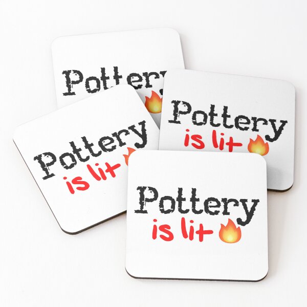 Item preview, Pottery is lit! designed and sold by DoodleDashCollective.