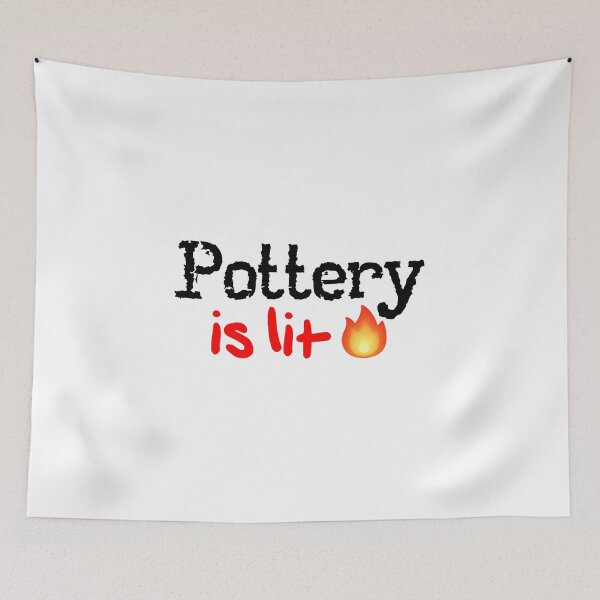 Item preview, Pottery is lit! designed and sold by DoodleDashCollective.