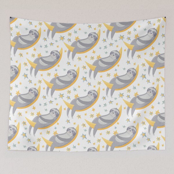 Item preview, Sloth Chilling On The Moon designed and sold by erinnn41.