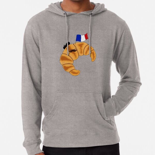 French Croissant Lightweight Hoodie