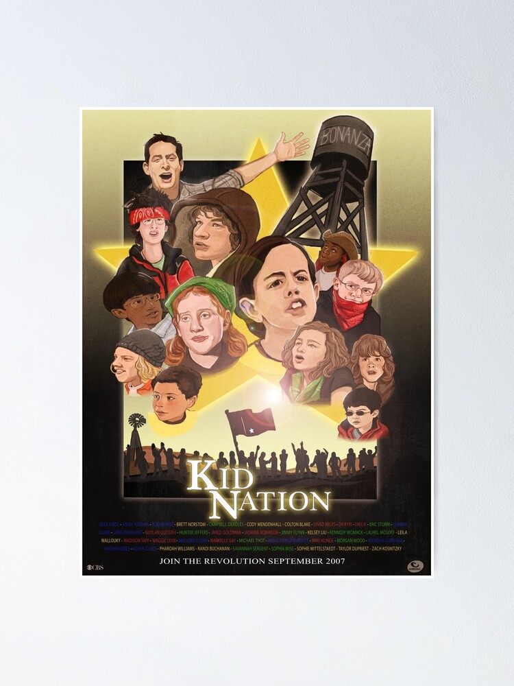 Kid Nation Poster By Juliegreiner Redbubble