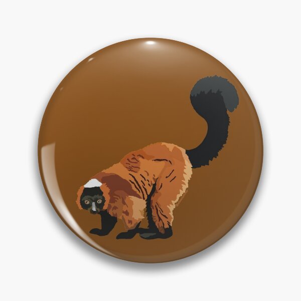 Item preview, Red Ruffed Lemur (Varecia rubra) designed and sold by Alawstrations.