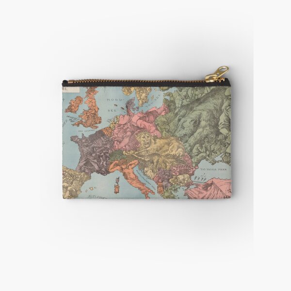 Item preview, Vintage WWI Europe Illustrative Map (1915) designed and sold by BravuraMedia.