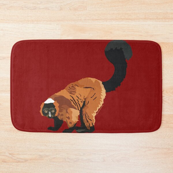 Item preview, Red Ruffed Lemur (Varecia rubra) designed and sold by Alawstrations.