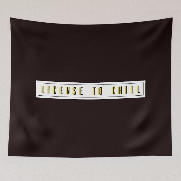 Item preview, minimal license to chill  quarantine funny designed and sold by Caesiouscloud.