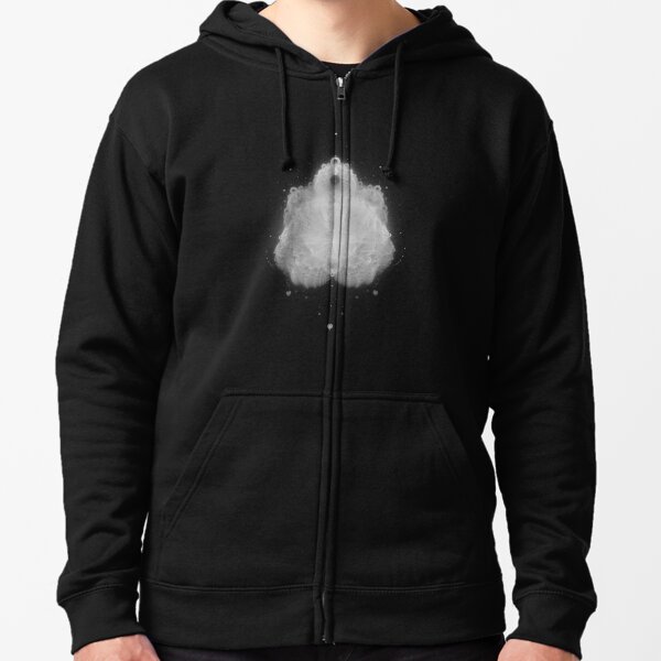 Ethereal Buddhabrot Zipped Hoodie
