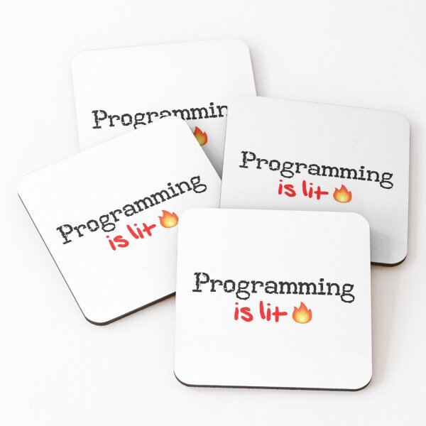 Item preview, Programming is Lit! designed and sold by DoodleDashCollective.