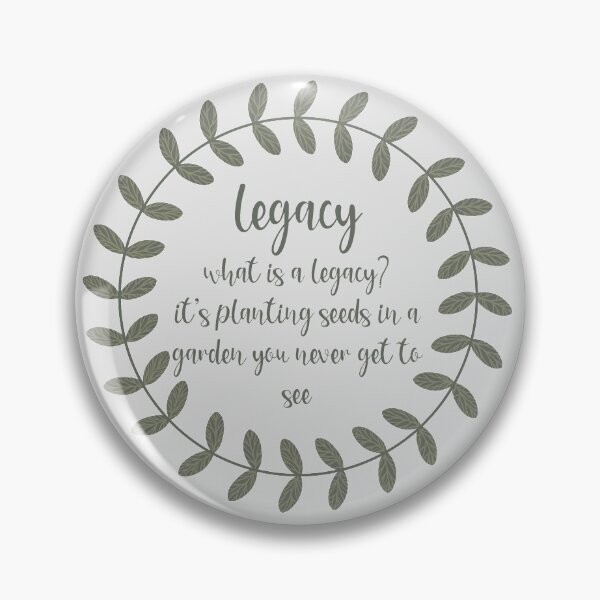 Item preview, legacy hamilton quote flower designed and sold by dragraceuk.