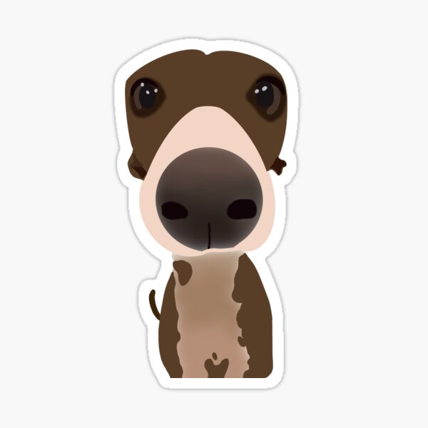 Wide Dog Stickers Redbubble