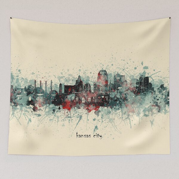Item preview, kansas city skyline designed and sold by BekimART2.