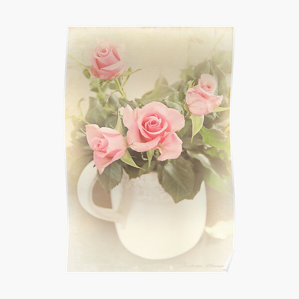 Can of roses Poster