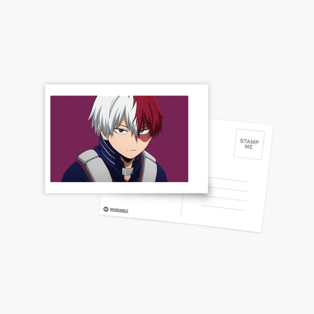 "why is todoroki so cute" Postcard for Sale by adrianadn Redbubble