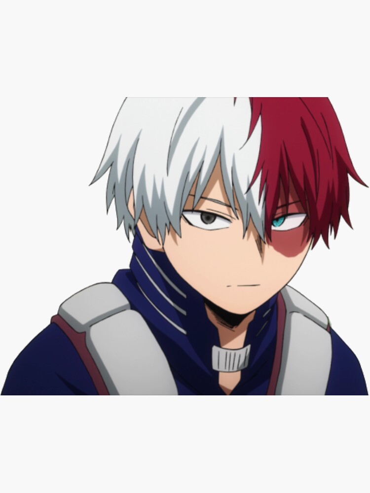 "why is todoroki so cute" Sticker for Sale by adrianadn Redbubble