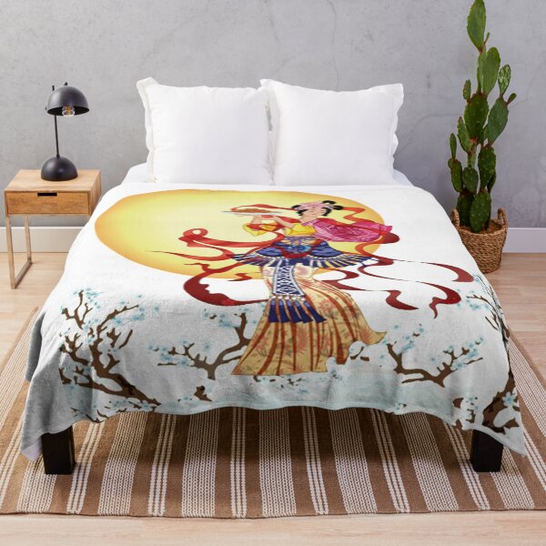 Item preview, China Art Print - Allegory of Young Chinese Woman with Moon designed and sold by Kallandra.