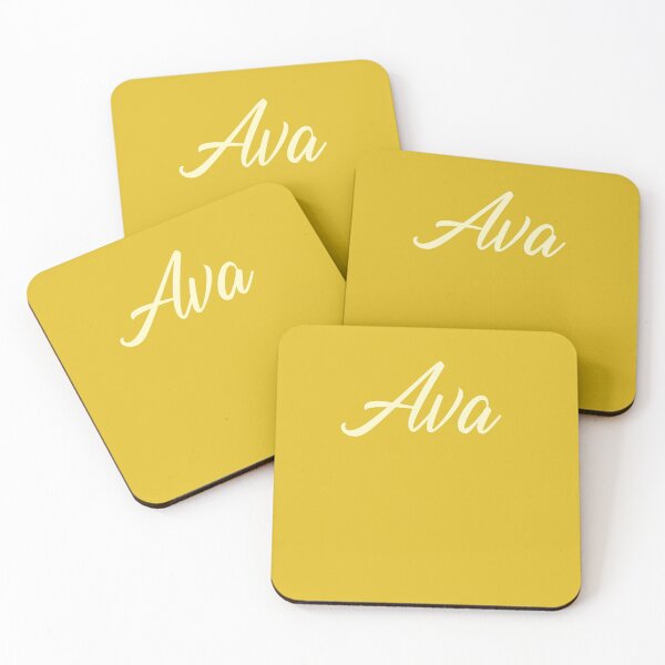 Item preview, Ava  - name in classic elegant script designed and sold by geeverny.