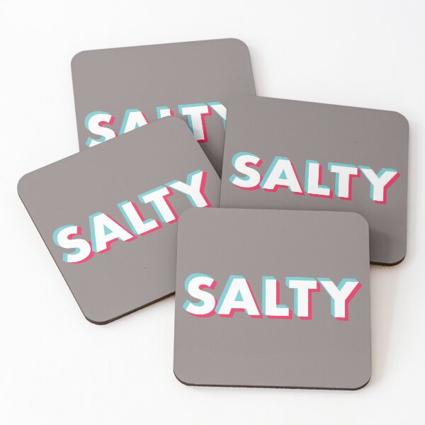 Item preview, Salty Glitch White designed and sold by BeyondTheDeck.