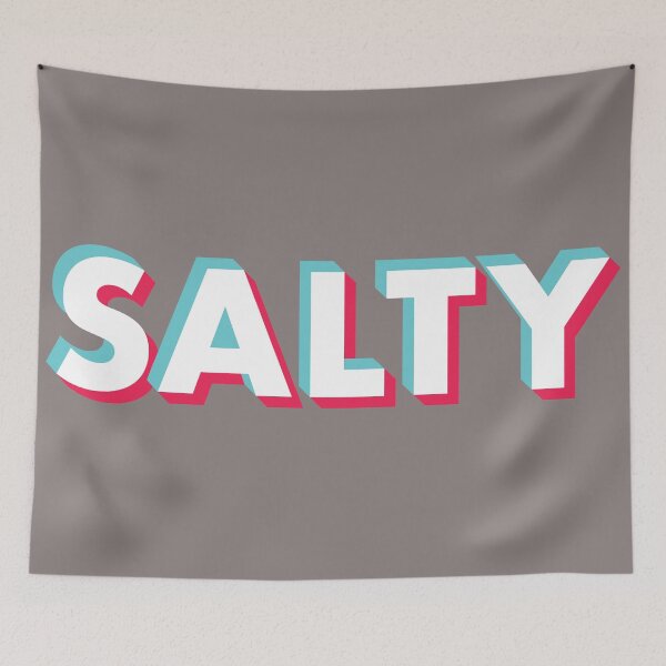 Item preview, Salty Glitch White designed and sold by BeyondTheDeck.