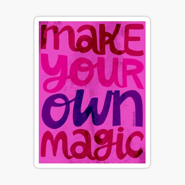 Make Your Own Magic Sticker