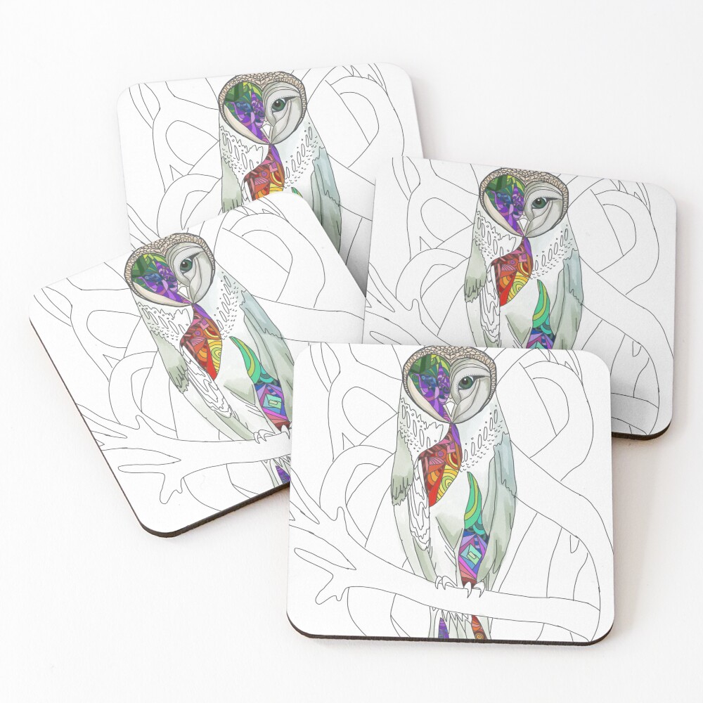 Item preview, Coasters (Set of 4) designed and sold by ScribbleToe.