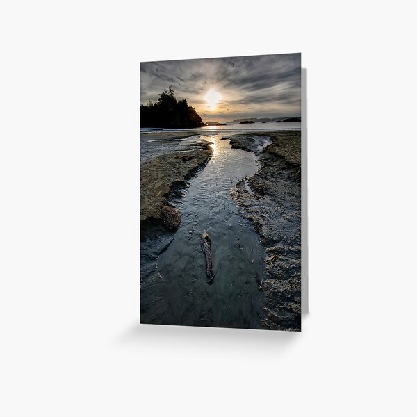 The Stream at McKenzie Beach Greeting Card