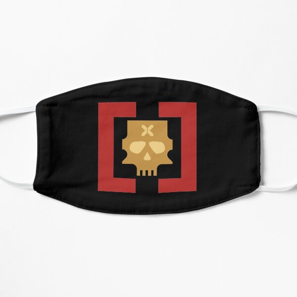 Marauders Krakoan Logo (Red Queen Colorway) Flat Mask
