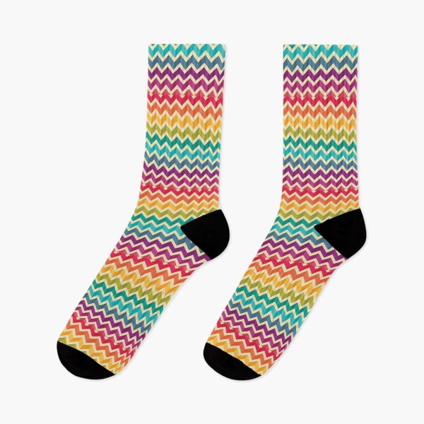 Item preview, Funky Colourful Rainbow Zig Zag Pattern (LGBT Pride Month) designed and sold by Z3MDesigns.