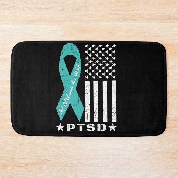 Item preview, PTSD Awareness Veteran USA Flag designed and sold by MagicBoutique.
