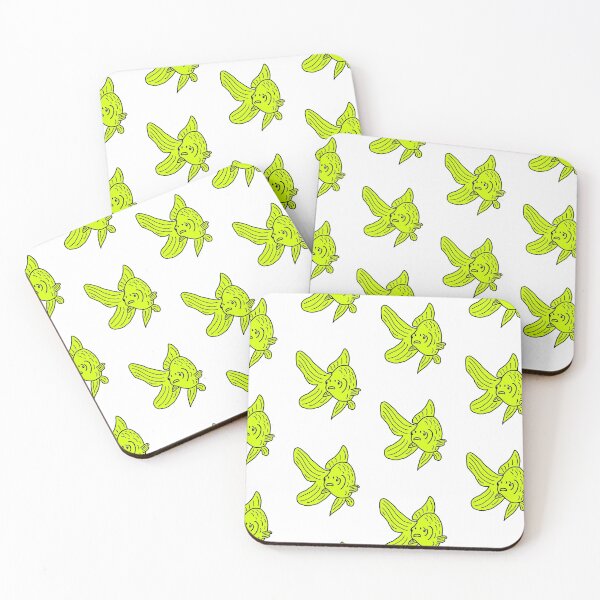 Item preview, Simple Yellow Fantail Fancy Goldfish Outline designed and sold by Ellie Davies.