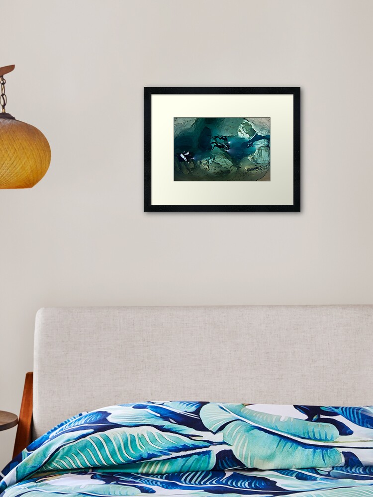 "INTO THE DARK" Framed Art Print for Sale by Michael Redbubble