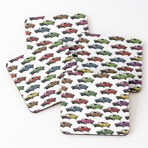 Item preview, Colors 70 Muscle Car Pattern designed and sold by CoolRide.