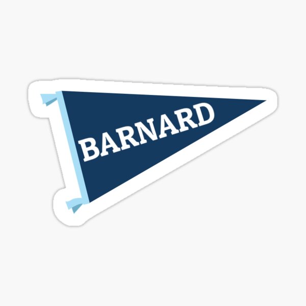 Barnard College Bumper Sticker - 5 Inch Vinyl Decal For Cars And Laptops
