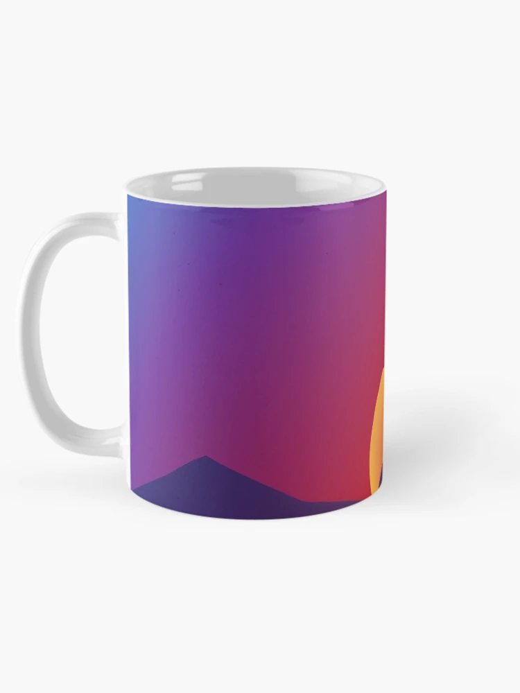 Thumbnail 5 of 6, Coffee Mug, Gradient Landscape designed and sold by powerpointer.