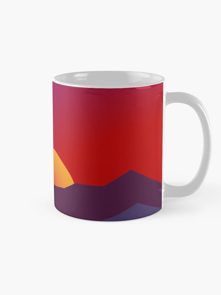 Thumbnail 3 of 6, Coffee Mug, Gradient Landscape designed and sold by powerpointer.