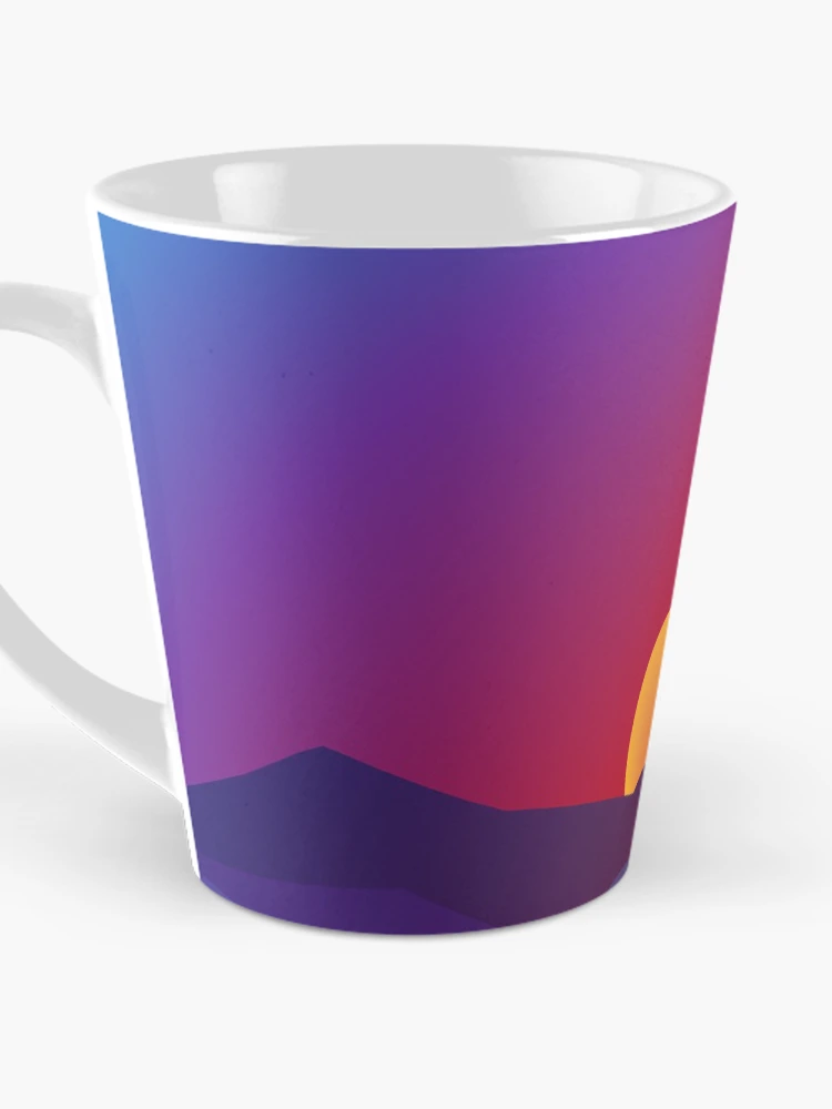 Thumbnail 3 of 4, Coffee Mug, Gradient Landscape designed and sold by powerpointer.