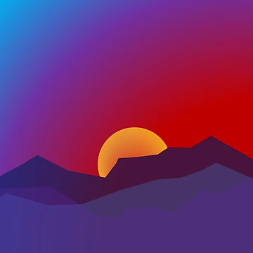 Artwork thumbnail, Gradient Landscape by powerpointer