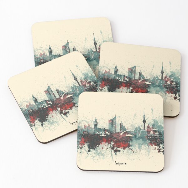 Item preview, leipzig skyline designed and sold by BekimART2.