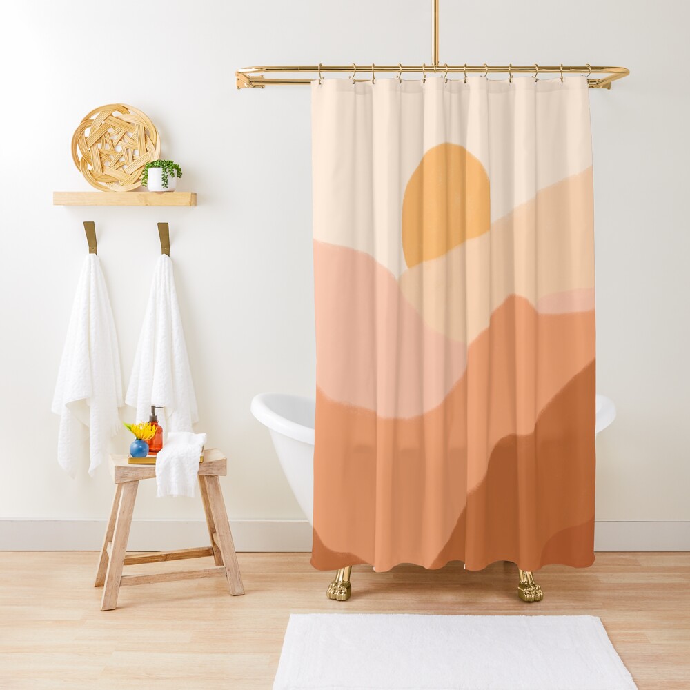 Warm Sunset Shower Curtain