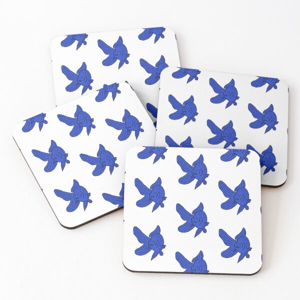 Item preview, Simple Dark Blue Fantail Fancy Goldfish Outline designed and sold by Ellie Davies.
