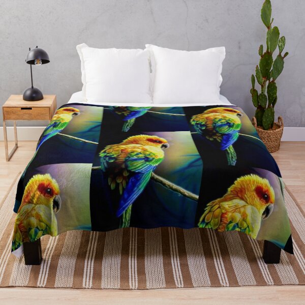 Item preview, TROPICAL BIRD YELLOW BLUE GREEN designed and sold by michaeltodd.