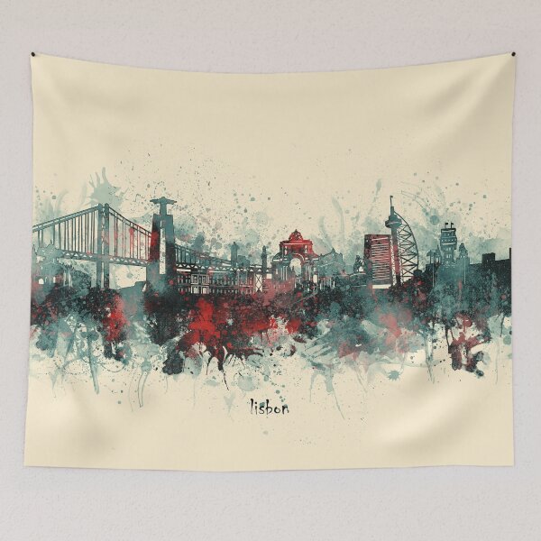 Item preview, lisbon skyline designed and sold by BekimART2.