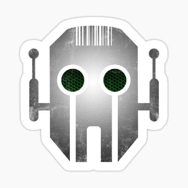 ROBOT FACE Sticker
