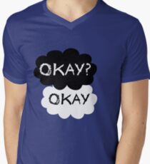 Okay? Okay. Tfios Shirt Men's V-Neck T-Shirt